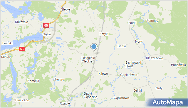 mapa Wólka Kijewska, Wólka Kijewska na mapie Targeo